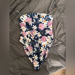 Stone Fox Swim Floral One Piece - Navy, Pink, White